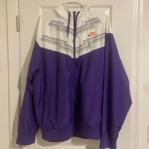 Nike Windbreaker Purple / White / Orange MENS size xxl